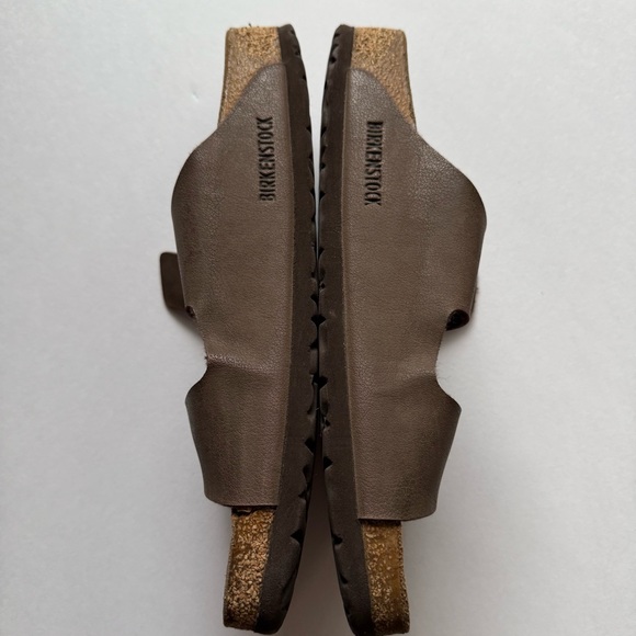 Birkenstock Arizona Birko-Flor Dark Brown Sandals - Picture 6 of 8